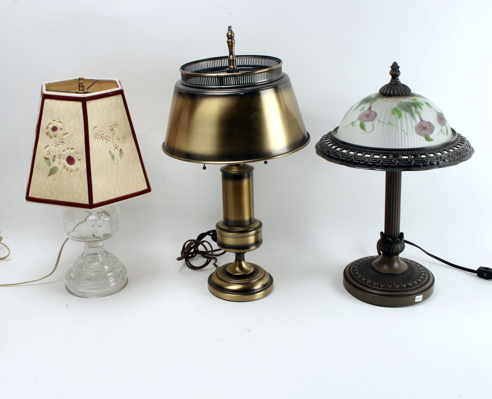 3 DECORATIVE DESK TABLE LAMPS (1 of 3)