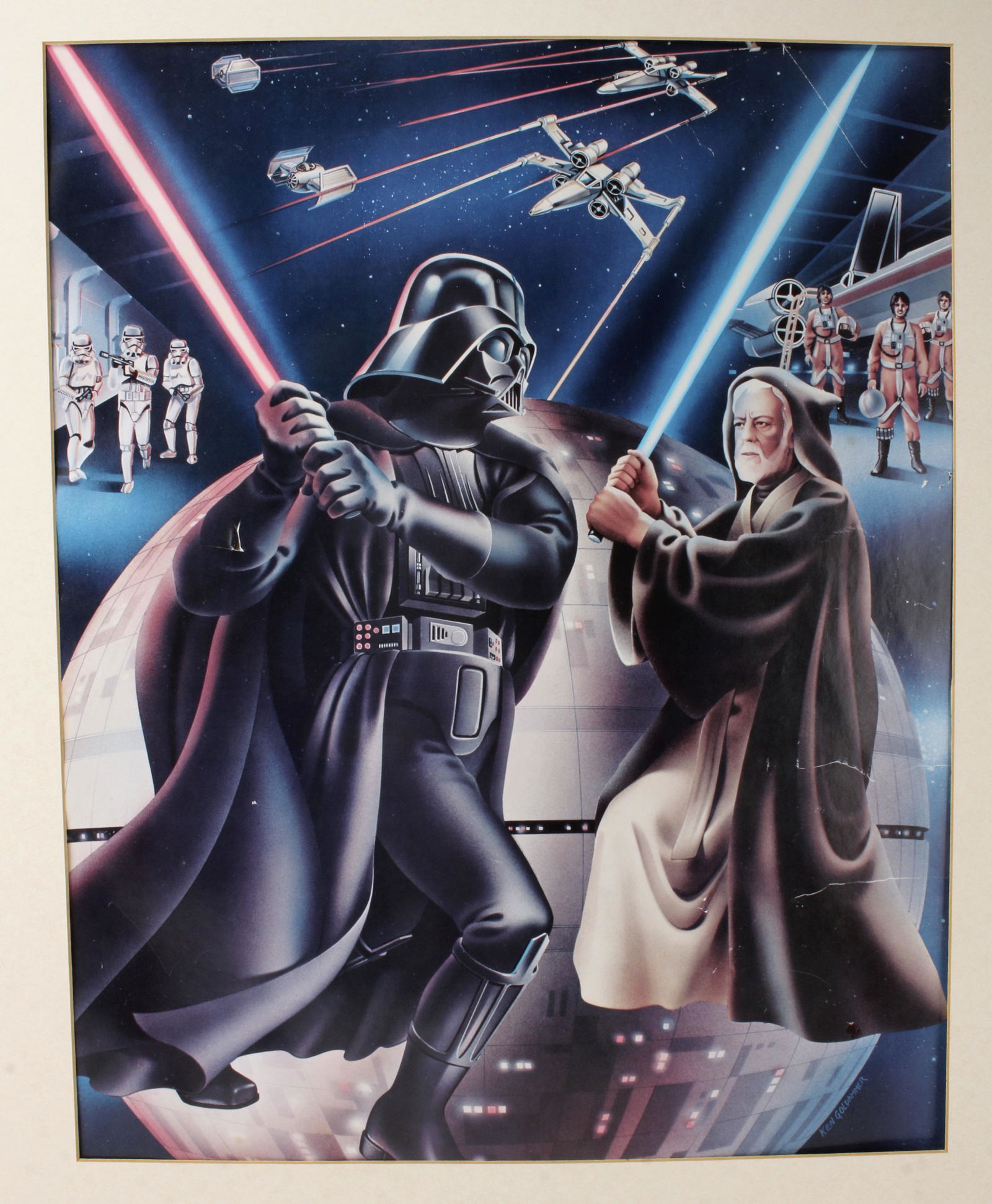 STAR WARS DARTH VADER OBI WAN POSTER (1 of 4)