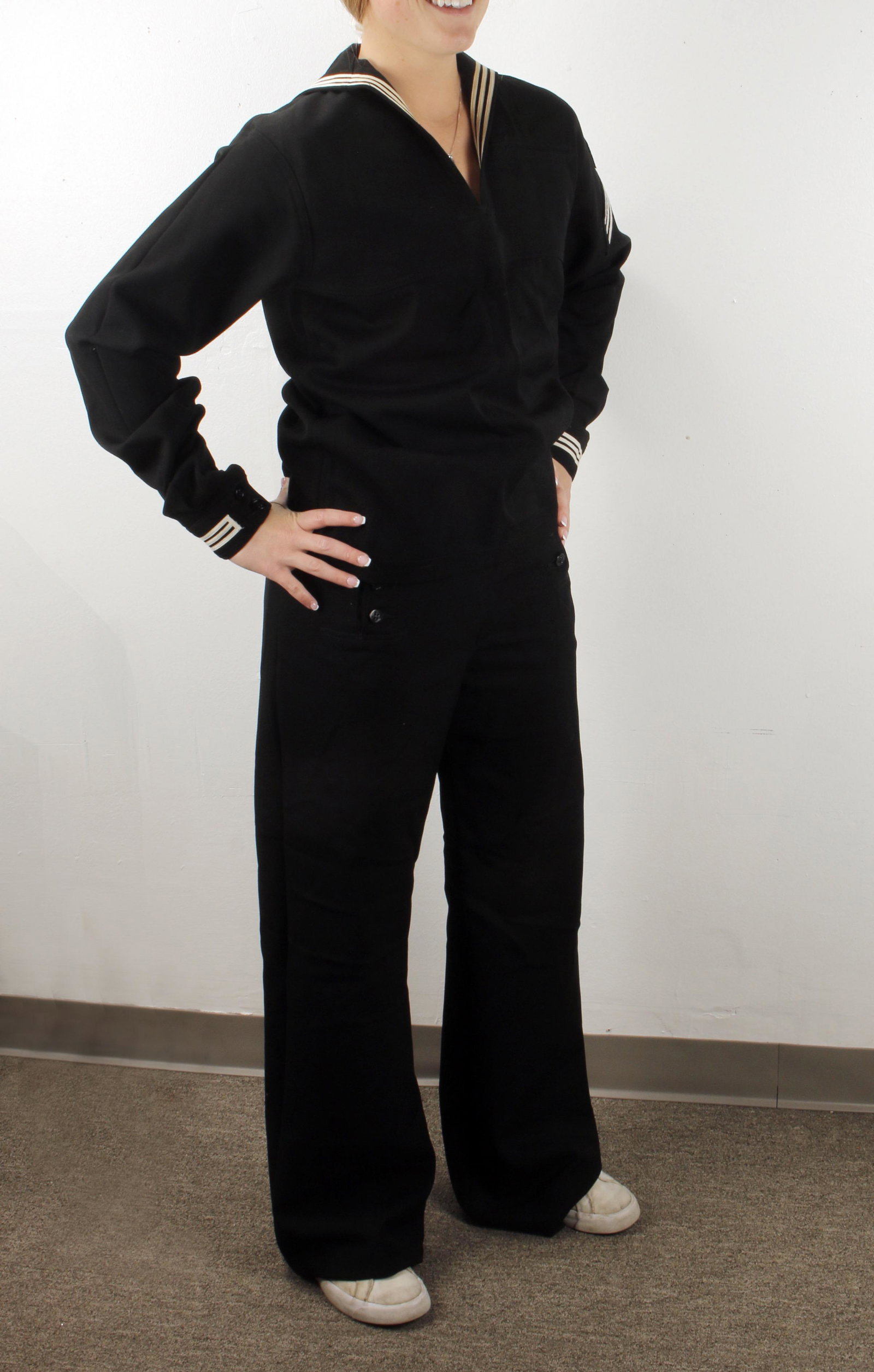 SEAFARER NAVY DRESS BLUE UNIFORM IN BOX 1960S (1 of 8)