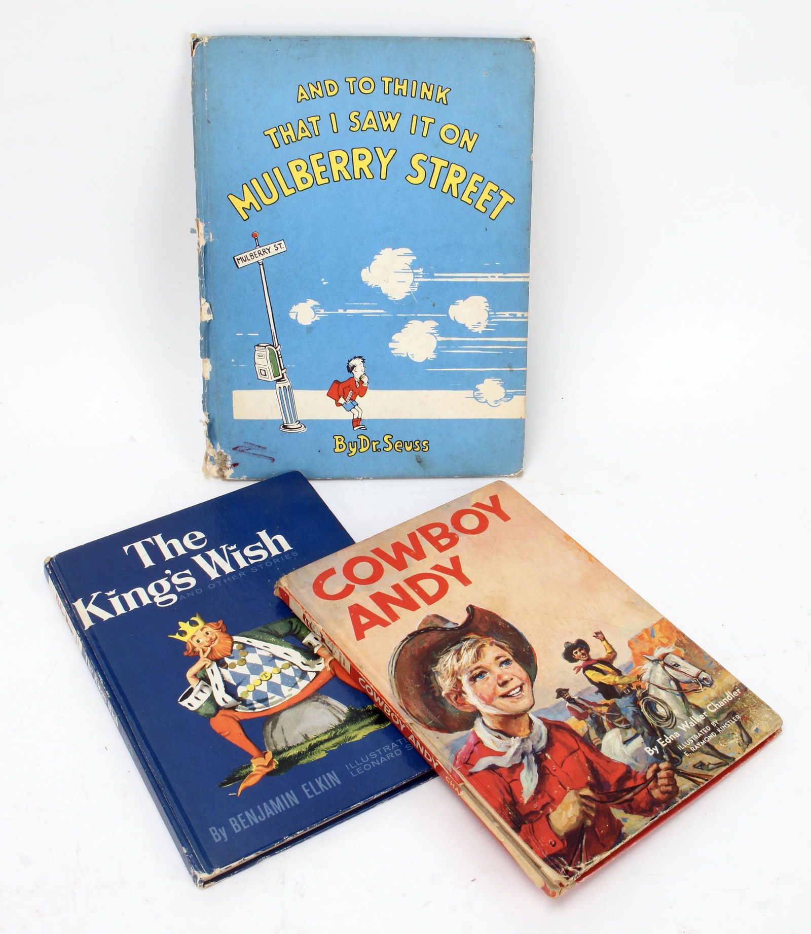 I SAW IT ON MULBERRY STREET & 2 BEGINNER BOOKS: I SAW IT ON MULBERRY STREET & 2 BEGINNER BOOKSDr. Seuss's And To Think I Saw it on Mulberry Street, fourteenth printing (cover and spine shows damage). The Kind's Wish and Other Stories