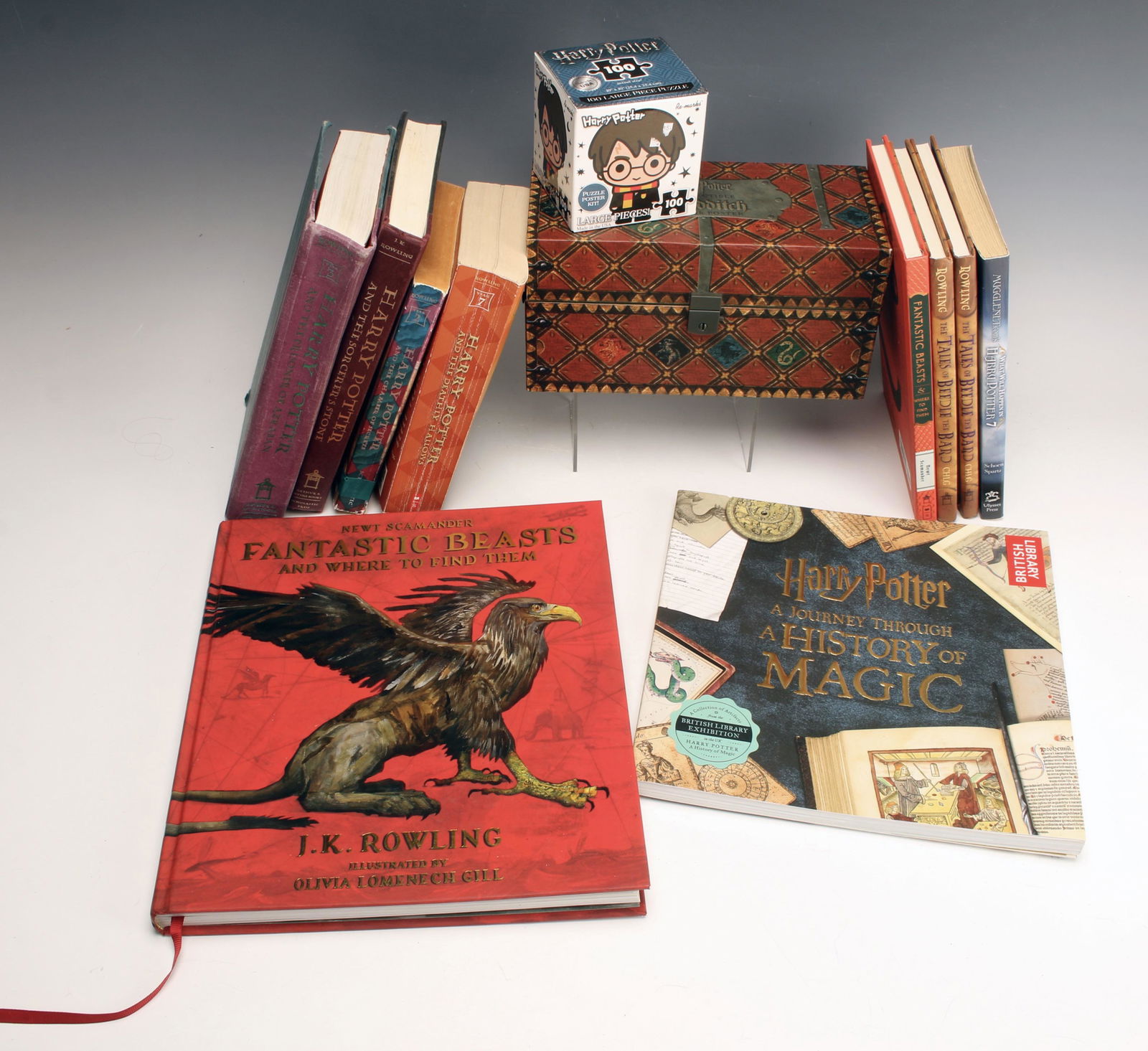 HARRY POTTER BOOKS, PUZZLE, QUIDDITCH (1 of 3)