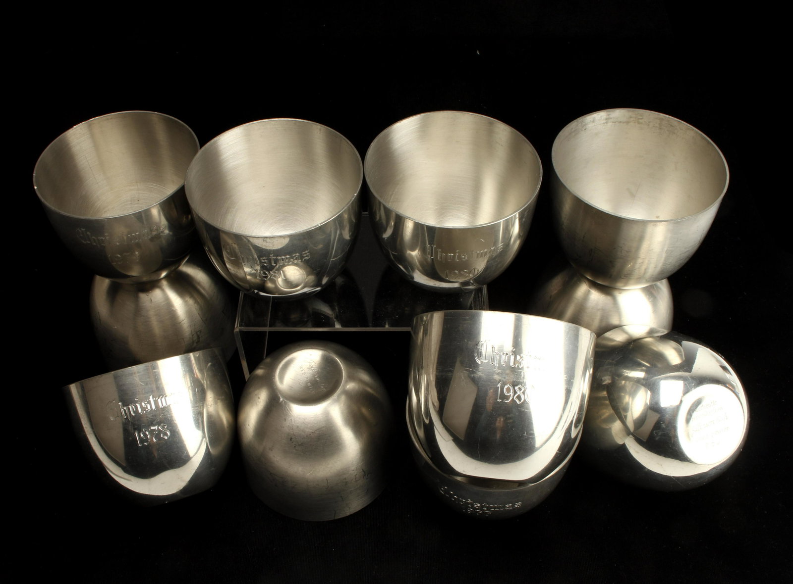 11 STIEFF PEWTER JEFFERSON CUPS MINT JULEPS (1 of 5)