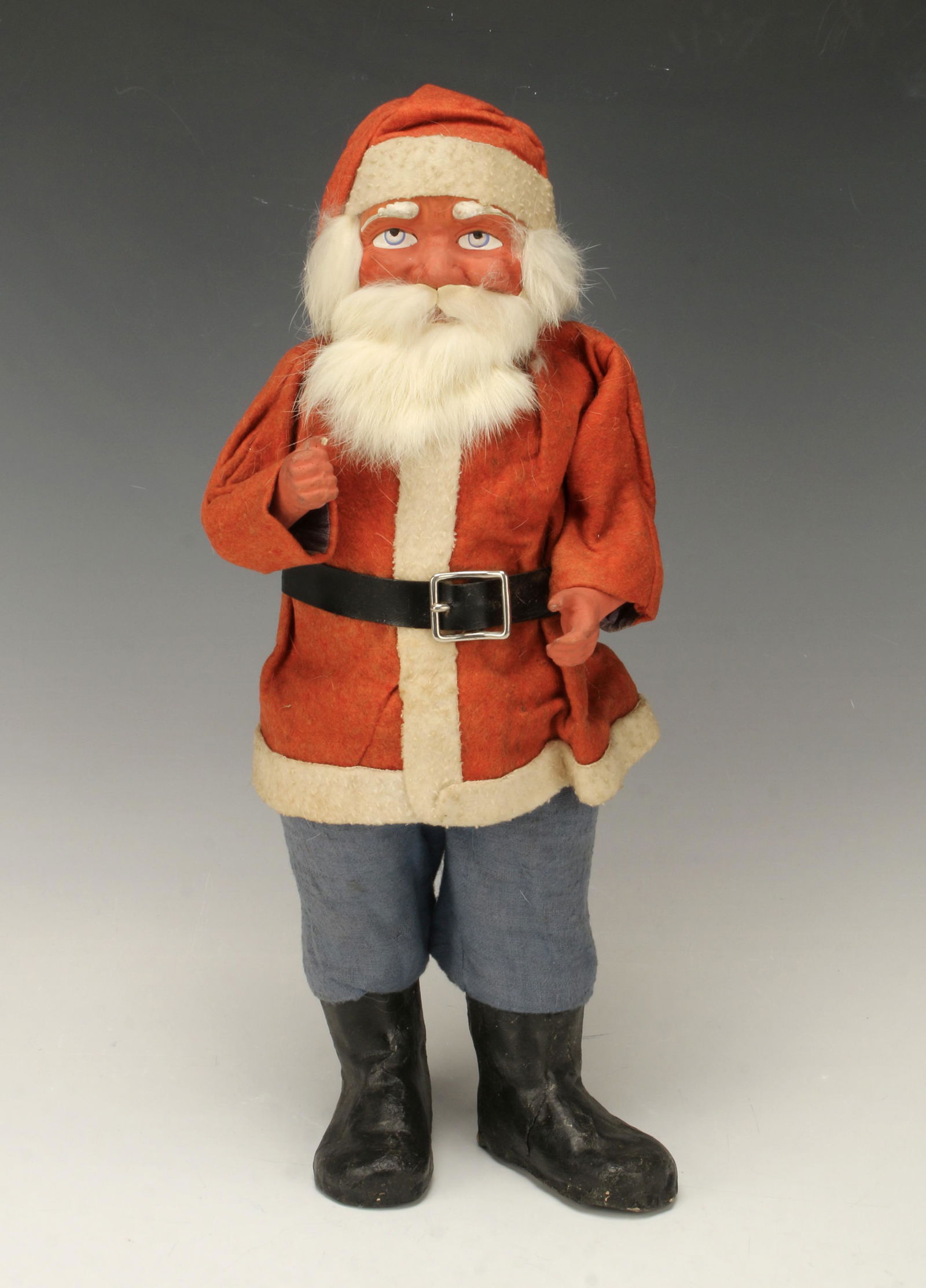 PAPIER-MACHE SANTA CONTAINER (1 of 5)