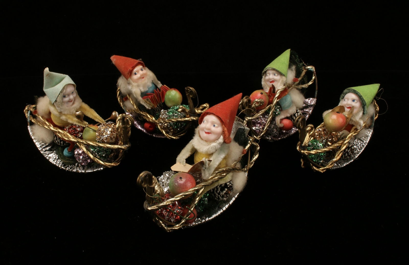 RARE VINTAGE CHRISTMAS GNOME ORNAMENTS (1 of 8)