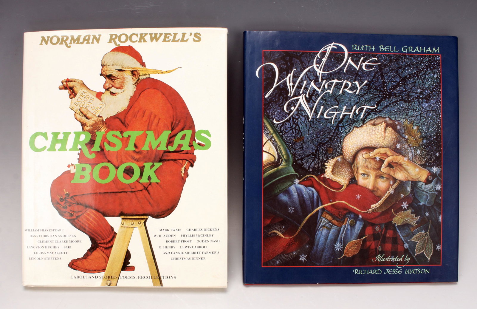 2 HC CHRISTMAS BOOKS ROCKWELL GRAHAM (1 of 4)