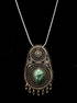 ETHNIC STERLING FILIGREE PIN PENDANT