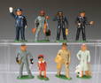 VINTAGE BARCLAY LEAD O-SCALE MODEL TRAIN PEOPLE