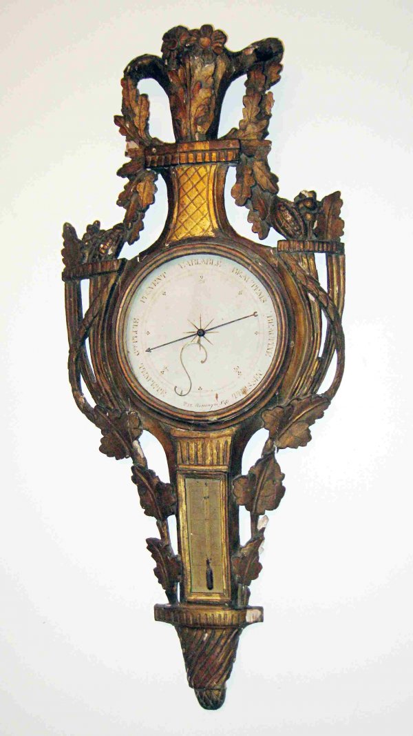 French Giltwood Barometer