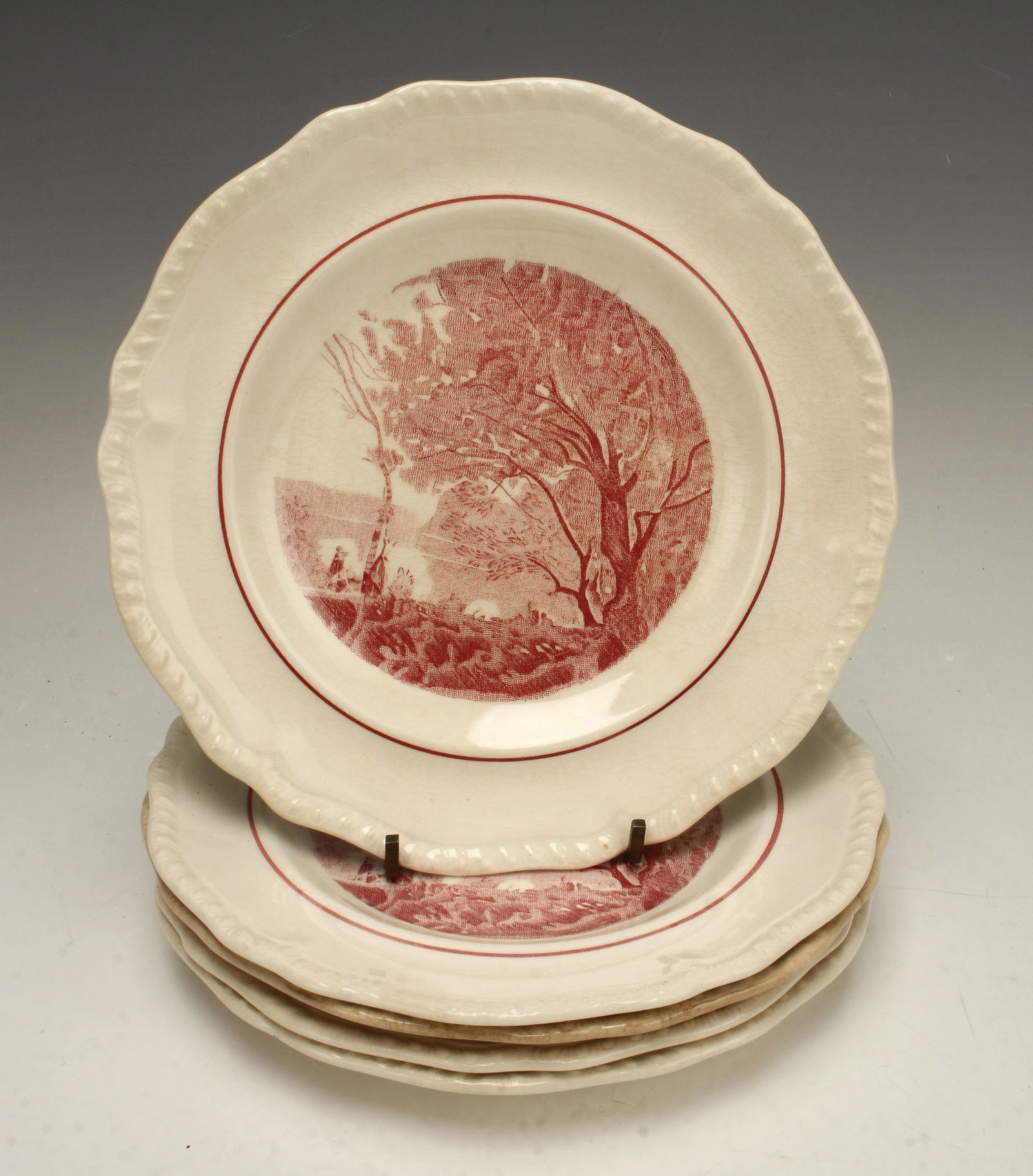 5 SALEM CHINA COROT PLATES (1 of 3)