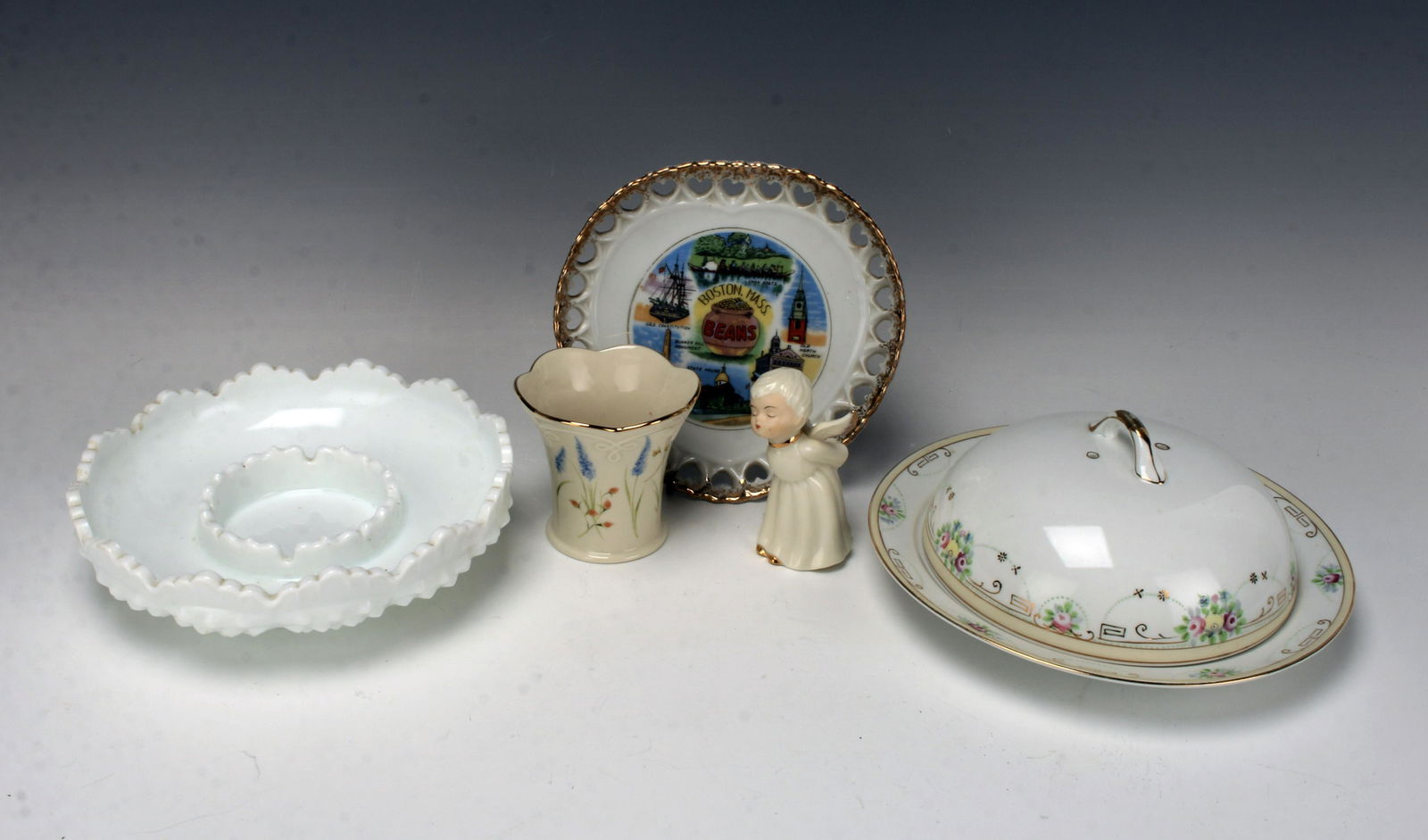 FENTON MILK GLASS LENOX NIPPON LOT (1 of 3)