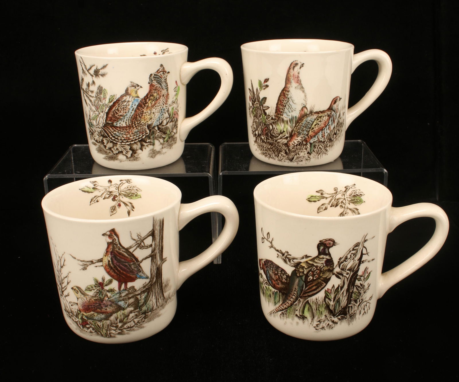 FOUR JOHNSON BROTHERS GAME BIRDS MUGS (1 of 5)