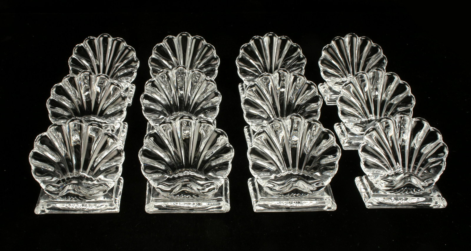 12 BACCARAT SHELL BAMBOUS PLACE CARD HOLDERS (1 of 5)