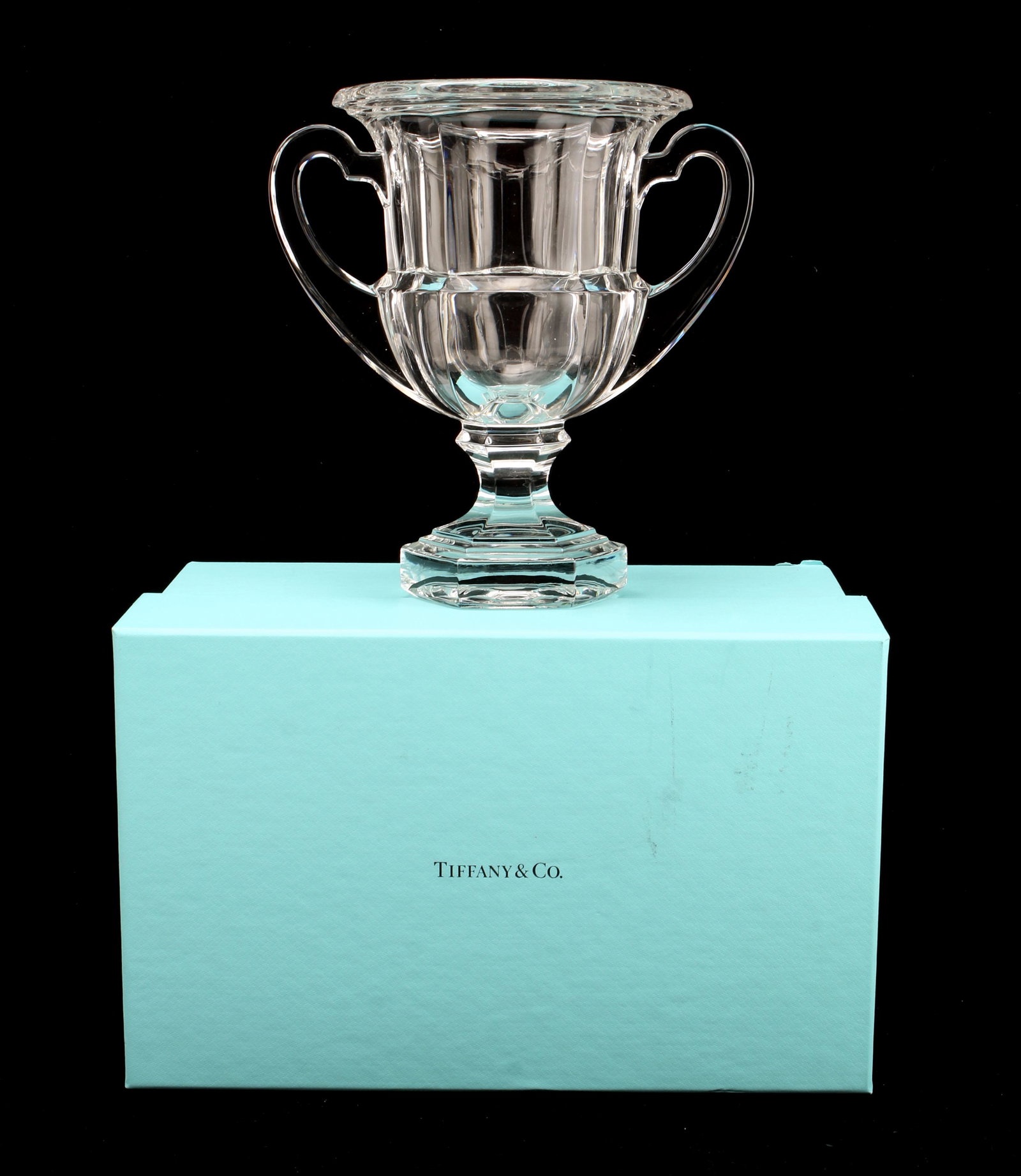 TIFFANY & CO. CRYSTAL LOVING CUP IN BOX (1 of 4)