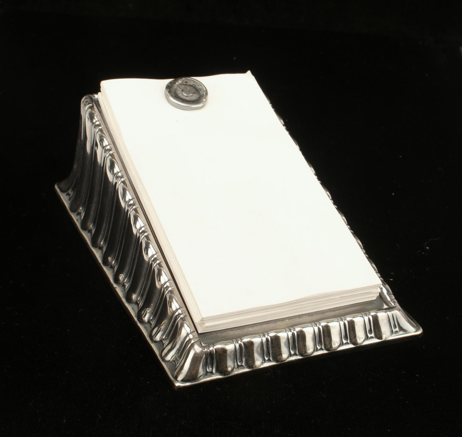 TIFFANY & CO. SILVERPLATE NOTEPAD (1 of 3)