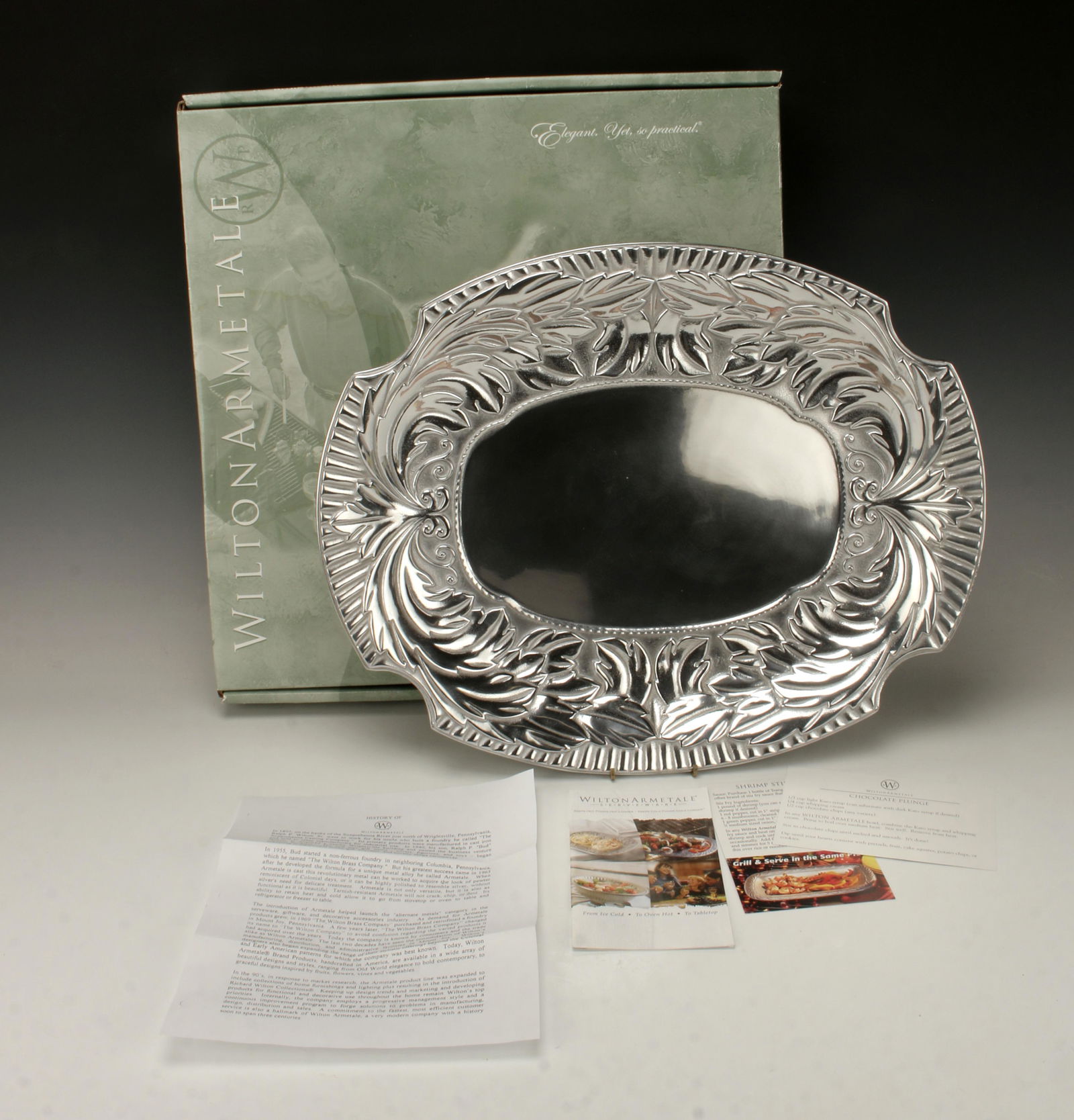 WILTON ARMETALE ACANTHUS SERVING PLATTER (1 of 6)