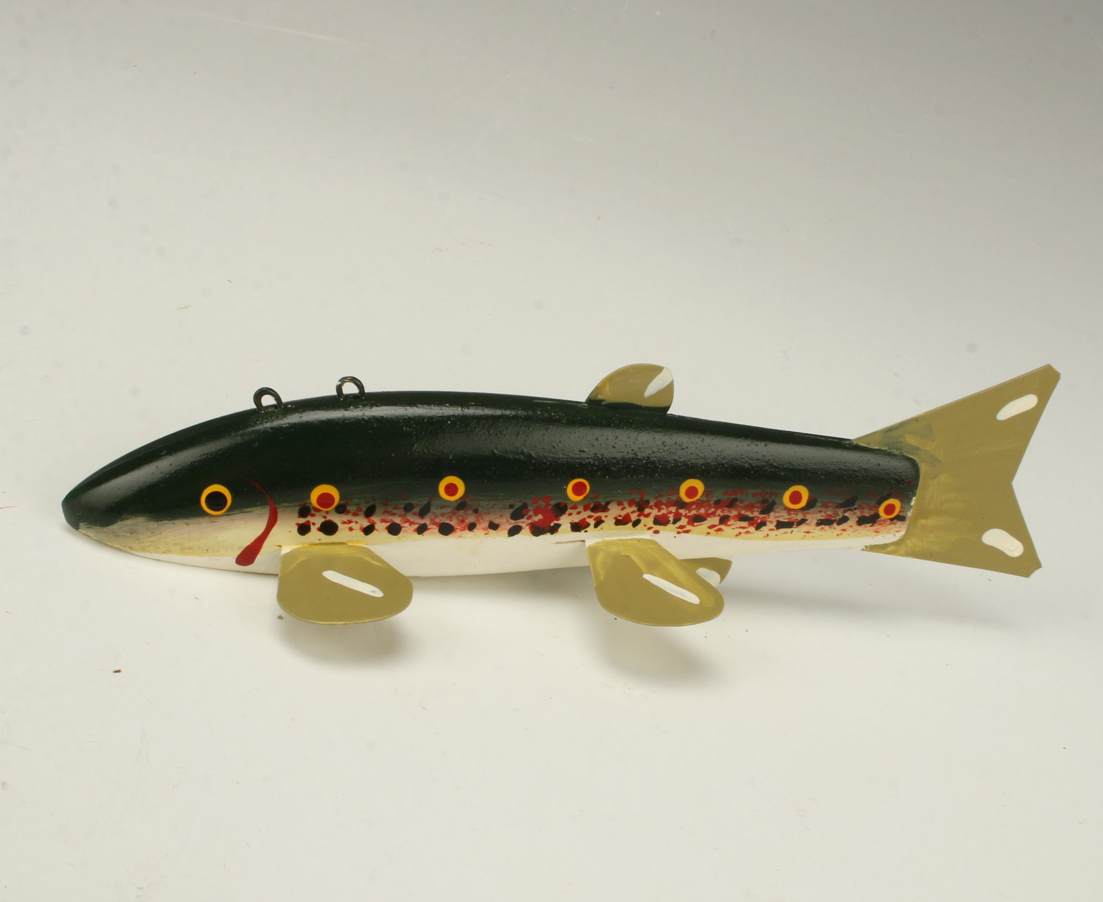 LAWRENCE BETHEL DECOY LURE ICE SPEAR FISH (1 of 4)