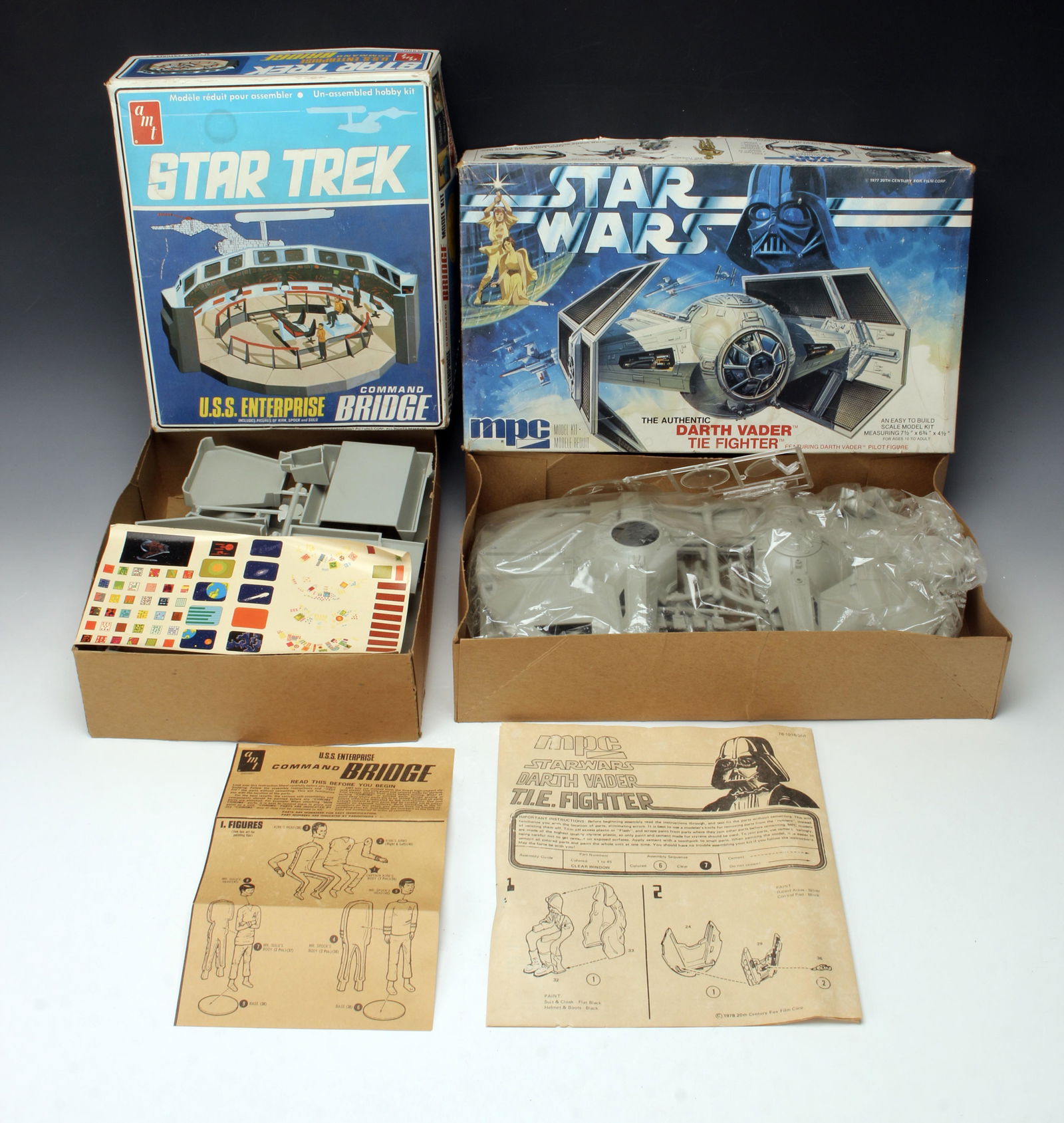 VINTAGE STAR WARS AND STAR TREK MODELS (1 of 7)
