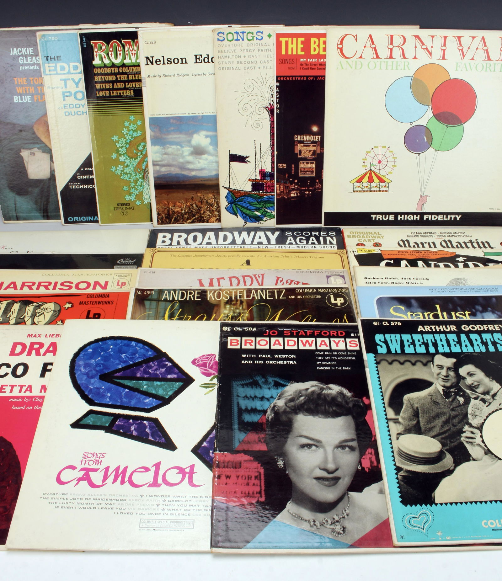 SHOW TUNE AND MUSICAL RECORD ALBUM LPS (1 of 4)