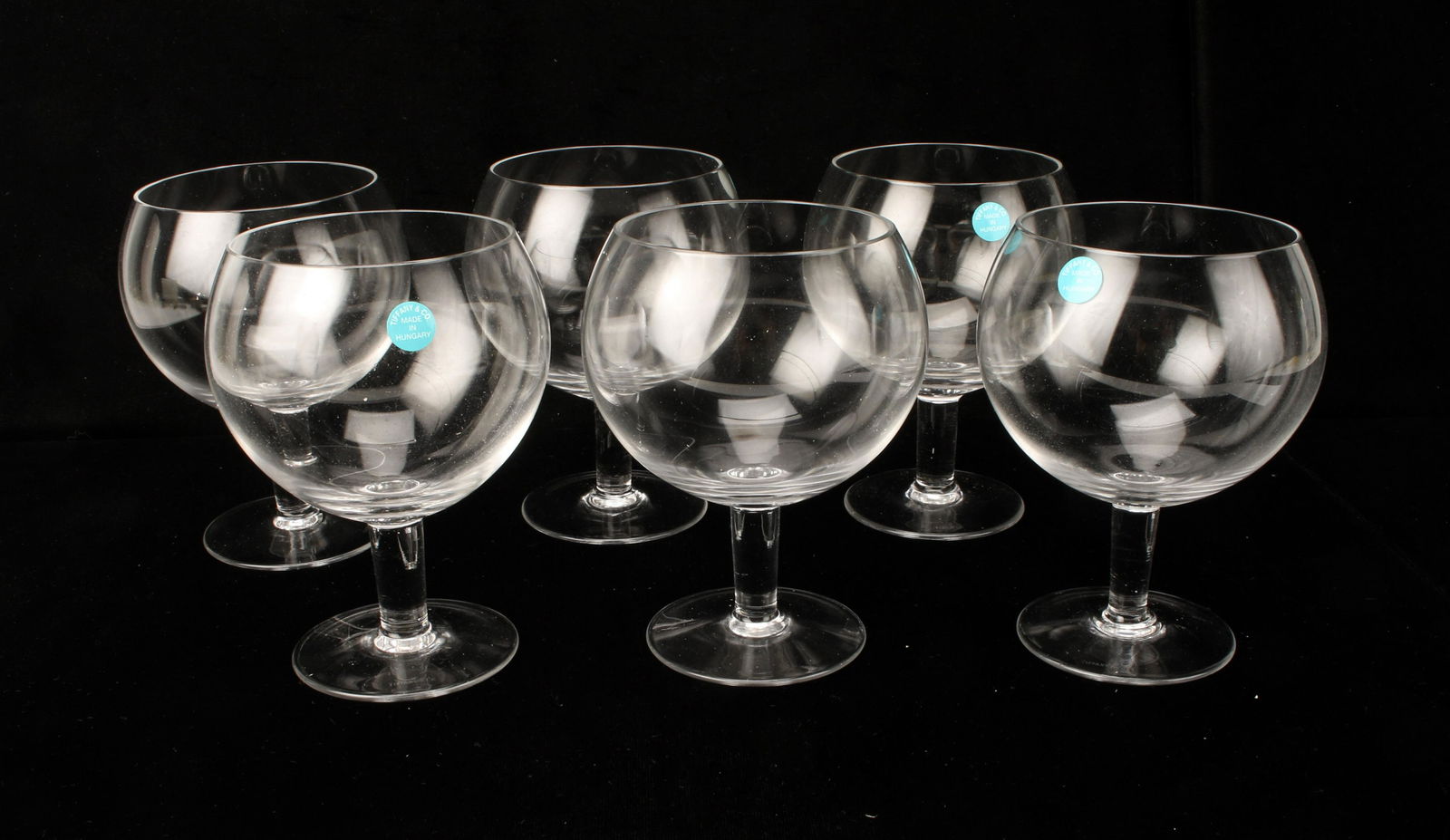 SET OF 6 TIFFANY REFRESHER SET WATER GOBLETS (1 of 3)