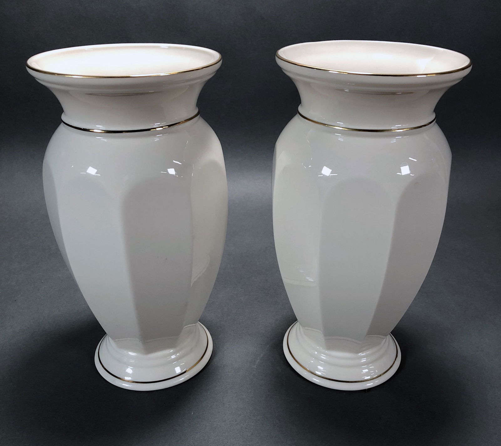 PAIR LENOX VASES (1 of 3)