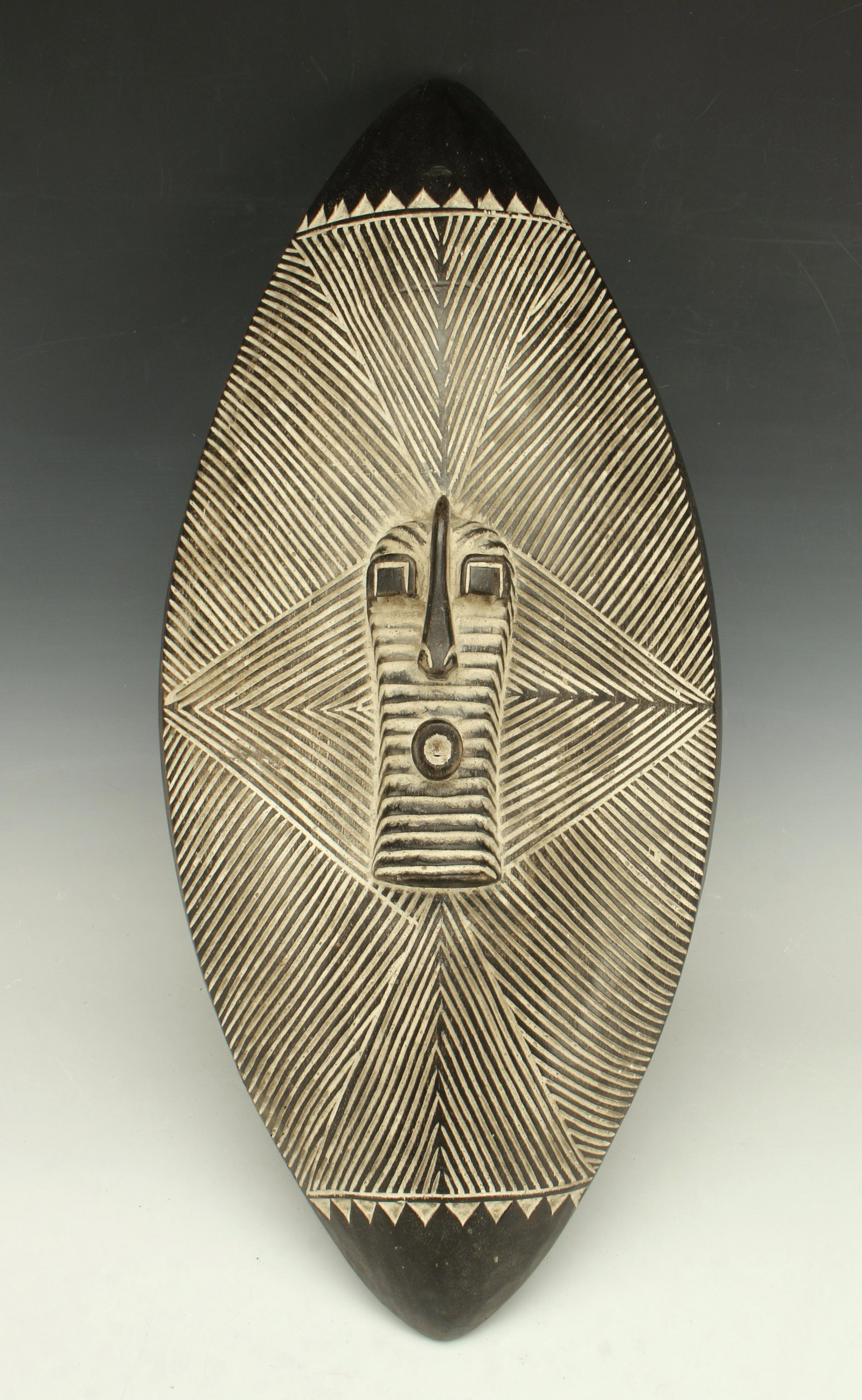 BLACK & WHITE ZULU SHIELD (1 of 4)