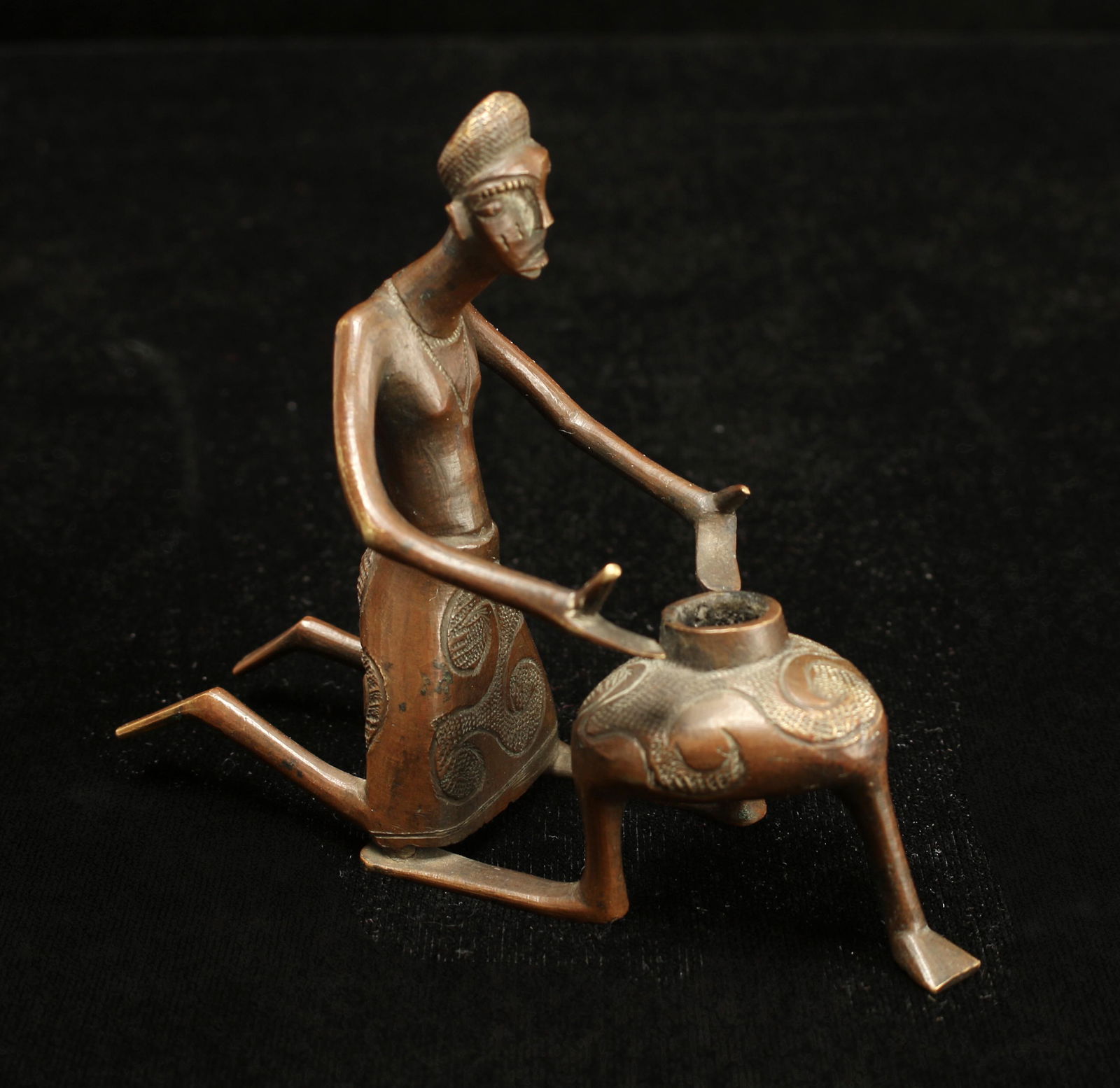 BRONZE ASHANTI GHANA GOLD WEIGHT (1 of 4)