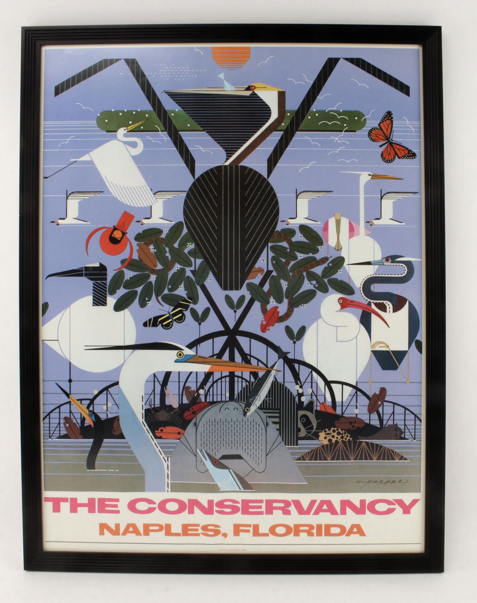 CHARLEY HARPER NAPLES FLORIDA CONSERVANCY POSTER (1 of 6)