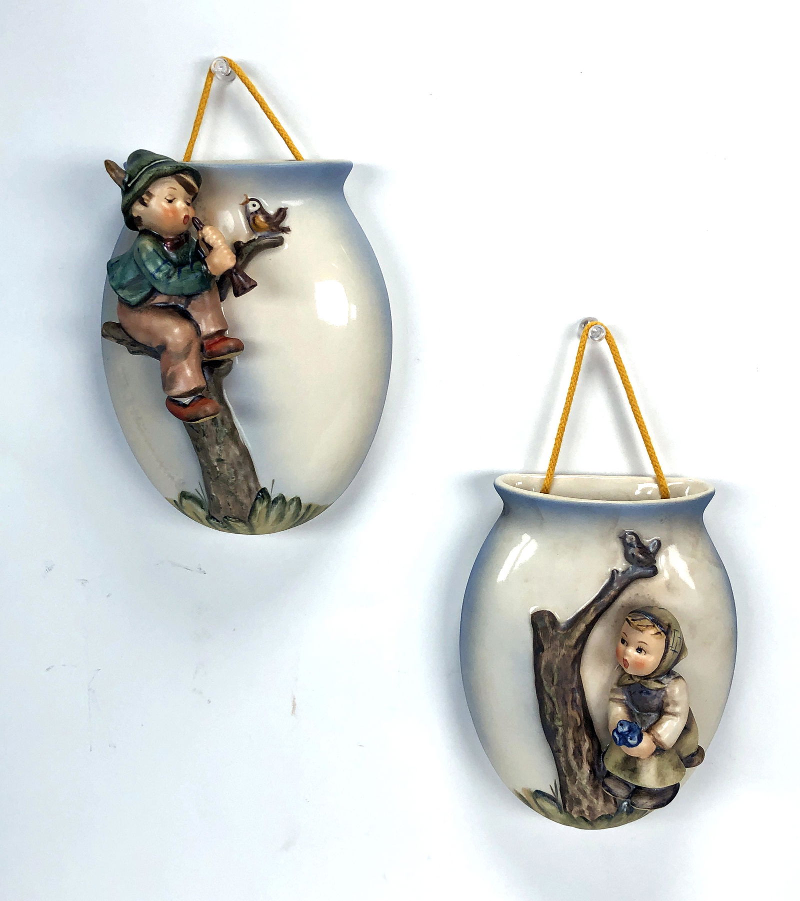 TWO HUMMEL POCKET VASES (1 of 6)