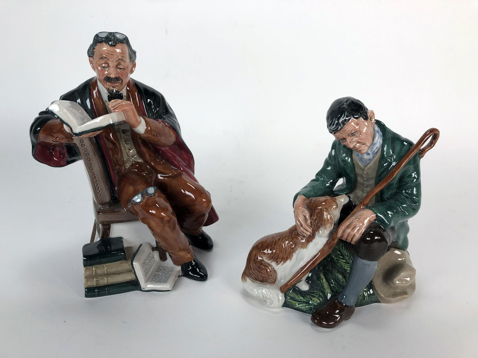 TWO ROYAL DOULTON CERAMIC FIGURINES (1 of 8)