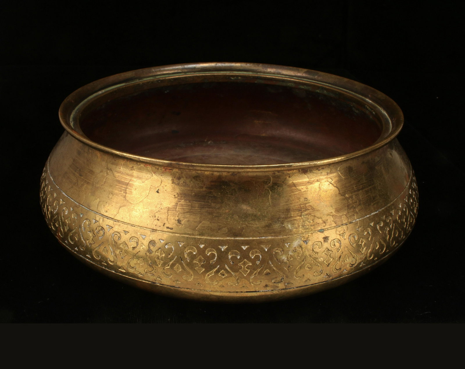 VINTAGE TIFFANY DORE GILT BRONZE BOWL (1 of 6)
