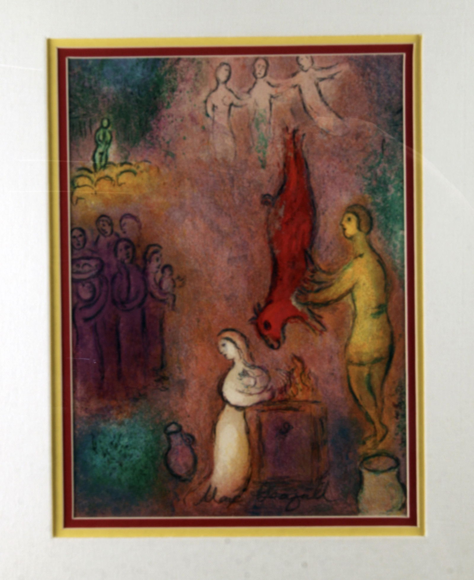 MARC CHAGALL RED GOAT DAPHNIS & CHLOE SUITE (1 of 5)