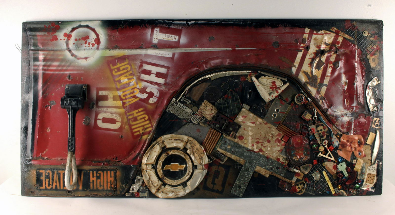 MIXED MEDIA CAR DOOR SCULPTURE (1 of 8)