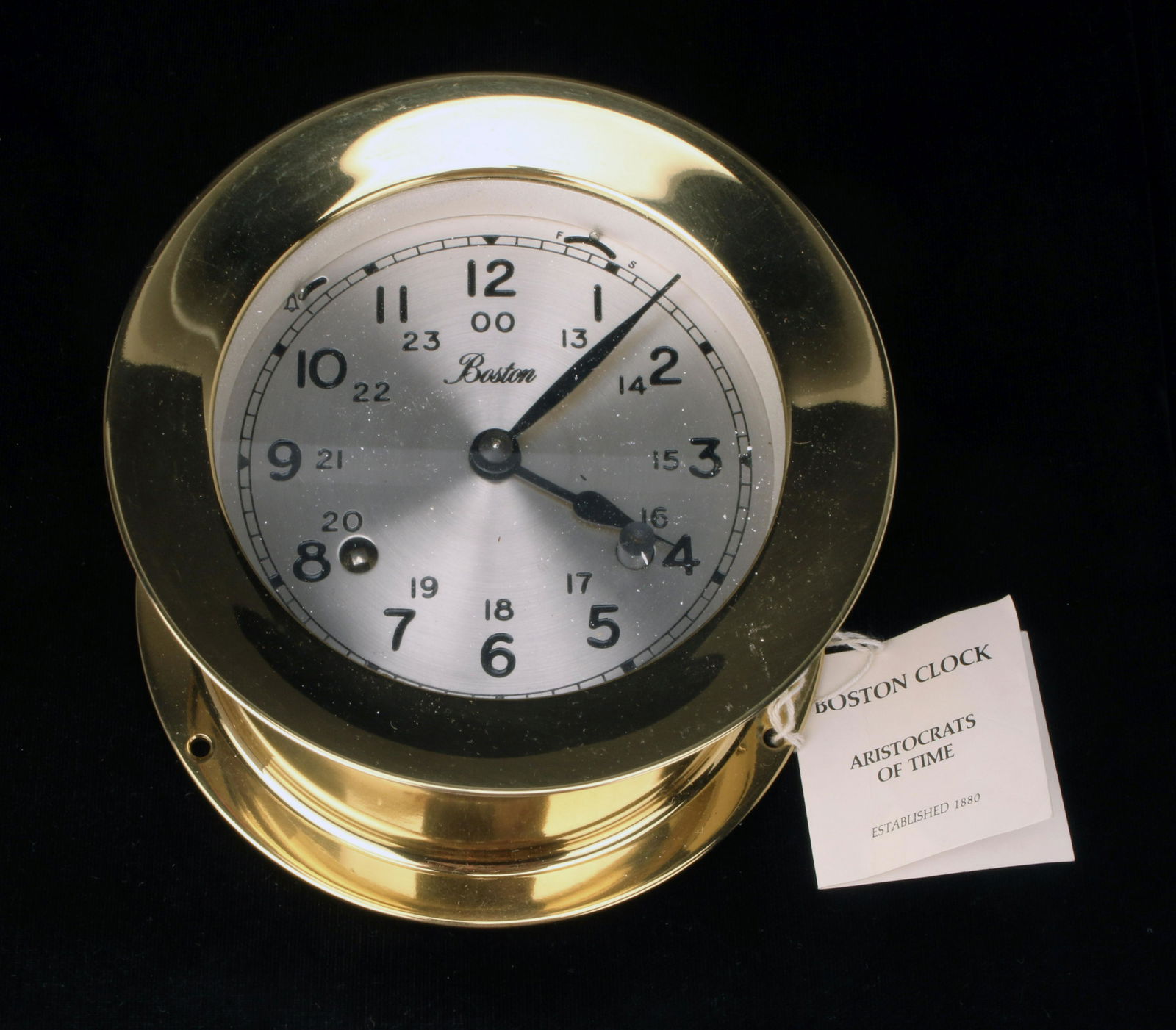 BOSTON CLOCK BRASS HINGE SHIPSTRIKE (1 of 5)