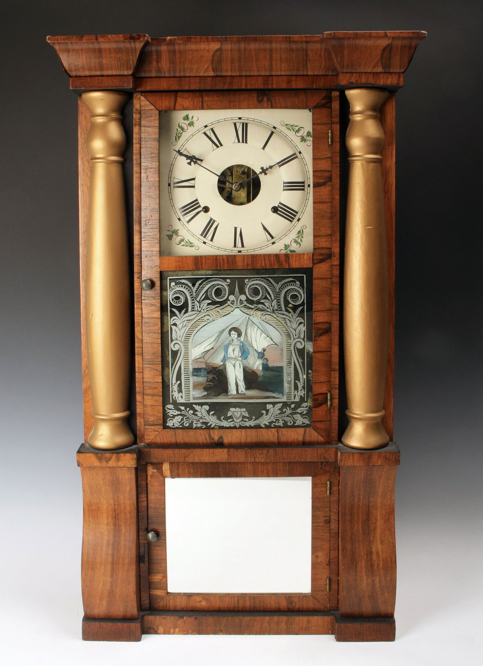 SETH THOMAS EMPIRE SHELF CLOCK (1 of 8)