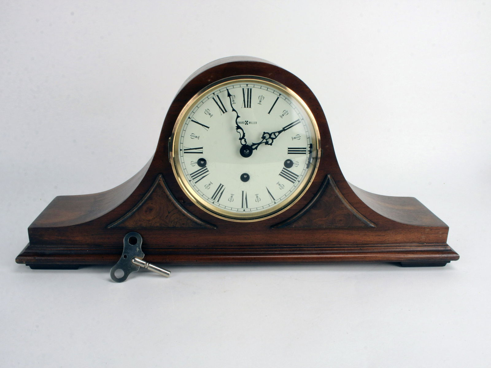 HOWARD MILLER TAMBOUR MANTEL CLOCK (1 of 7)
