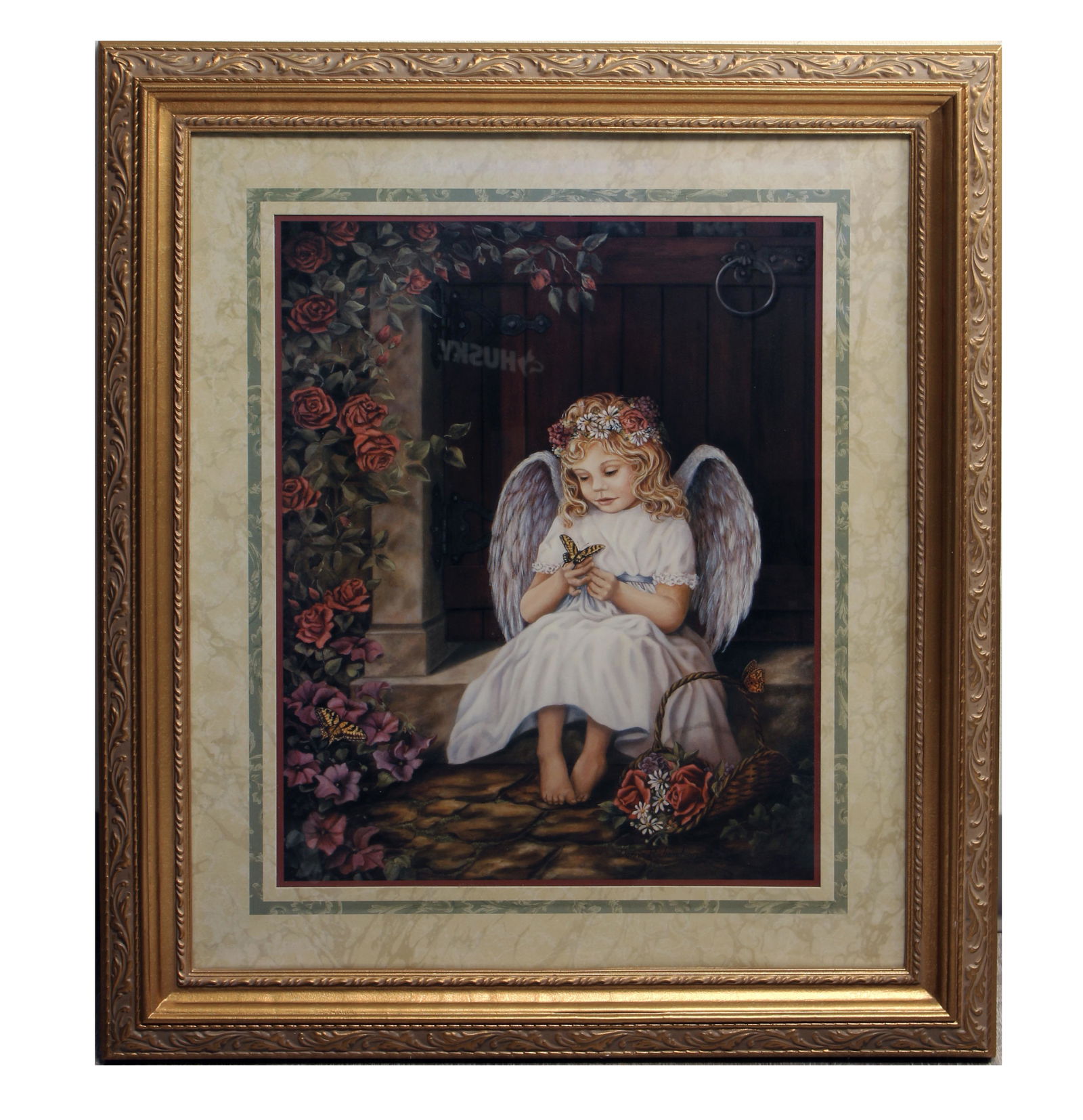 ANGEL IN A GARDEN PRINT (1 of 1)