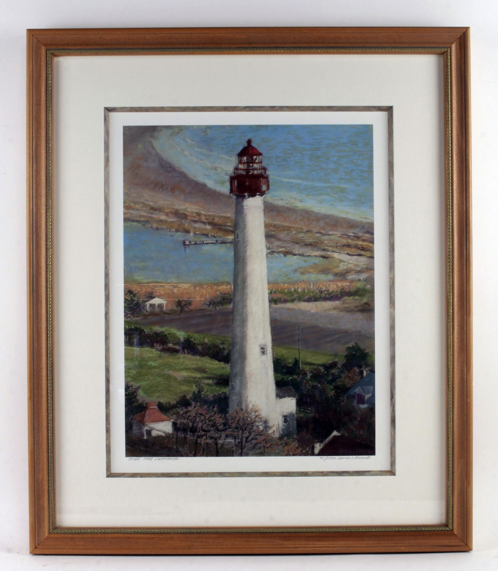CAPE MAY LIGHTHOUSE DAVID L. FRAME S/N PRINT (1 of 4)