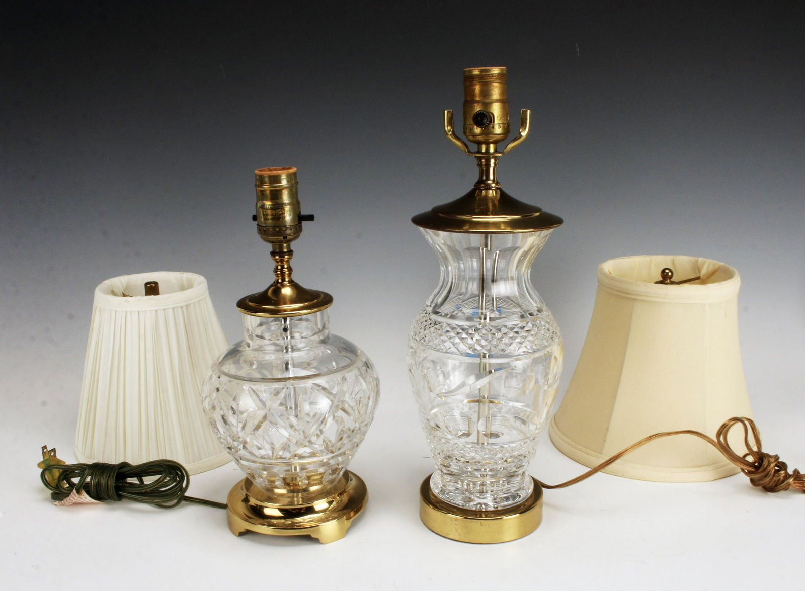 2 WATERFORD CUT CRYSTAL LAMPS (1 of 5)