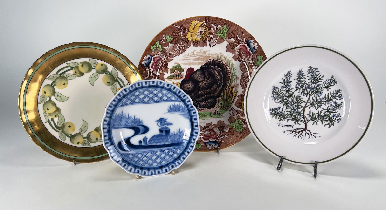 LOT OF ASSORTED PORCELAIN PLATES LIMOGES TIFFANY (1 of 5)