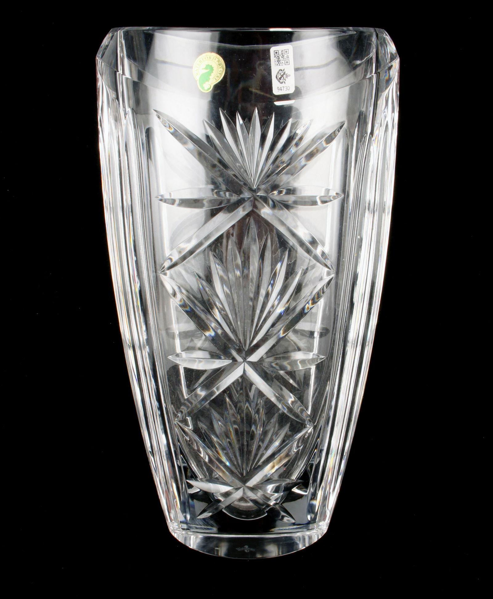 WATERFORD HEAVY CUT CRYSTAL VASE (1 of 5)