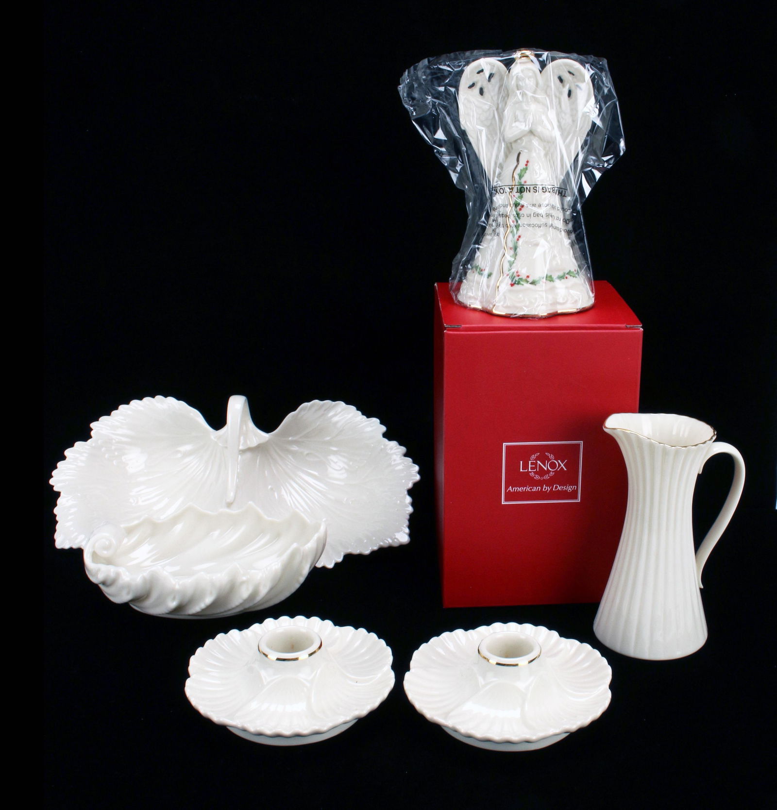 6 LENOX ENTERTAINING ITEMS W HOLIDAY ANGEL (1 of 7)