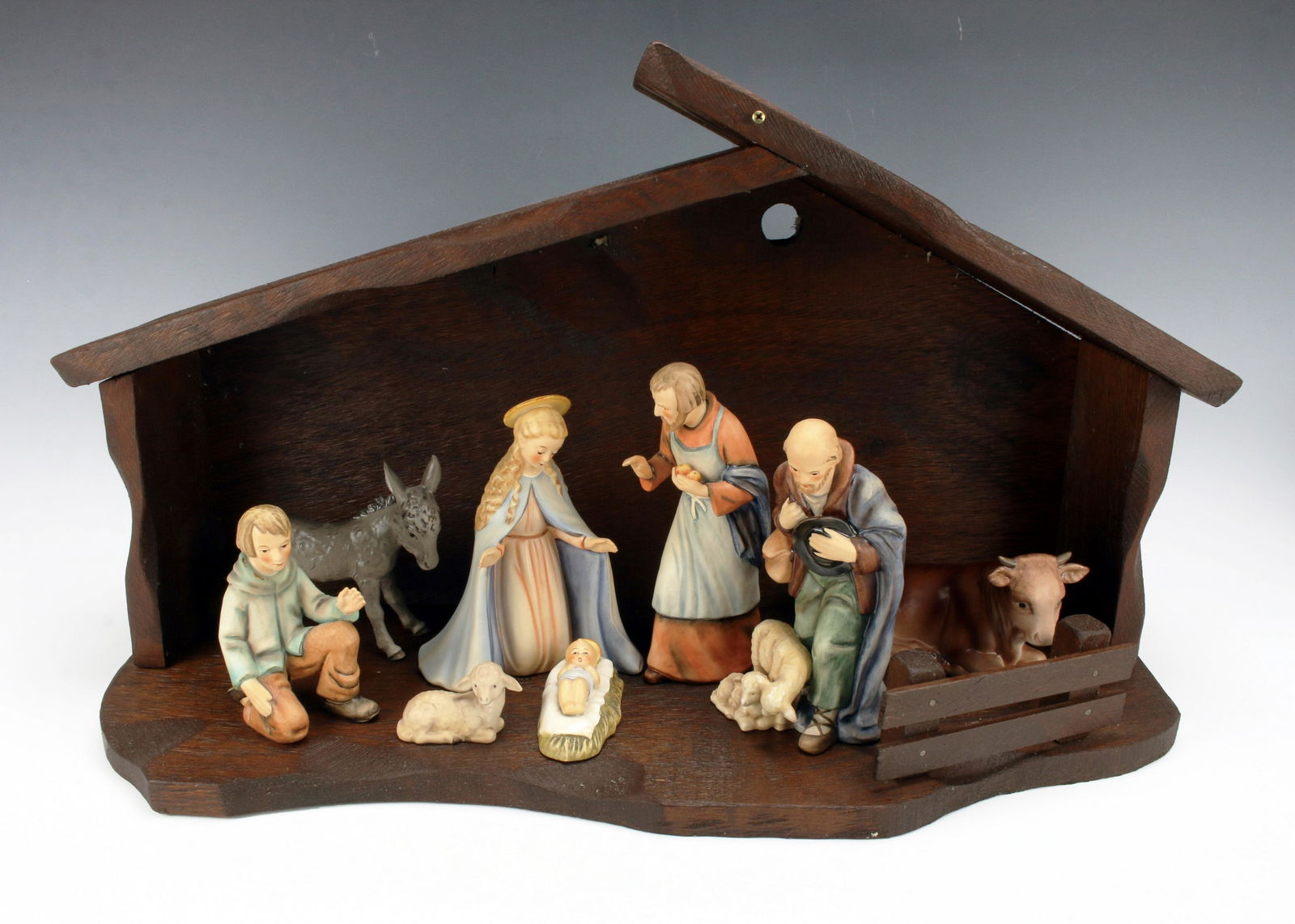GOEBEL HUMMEL NATIVITY SET #214 TMK-3 (1 of 12)