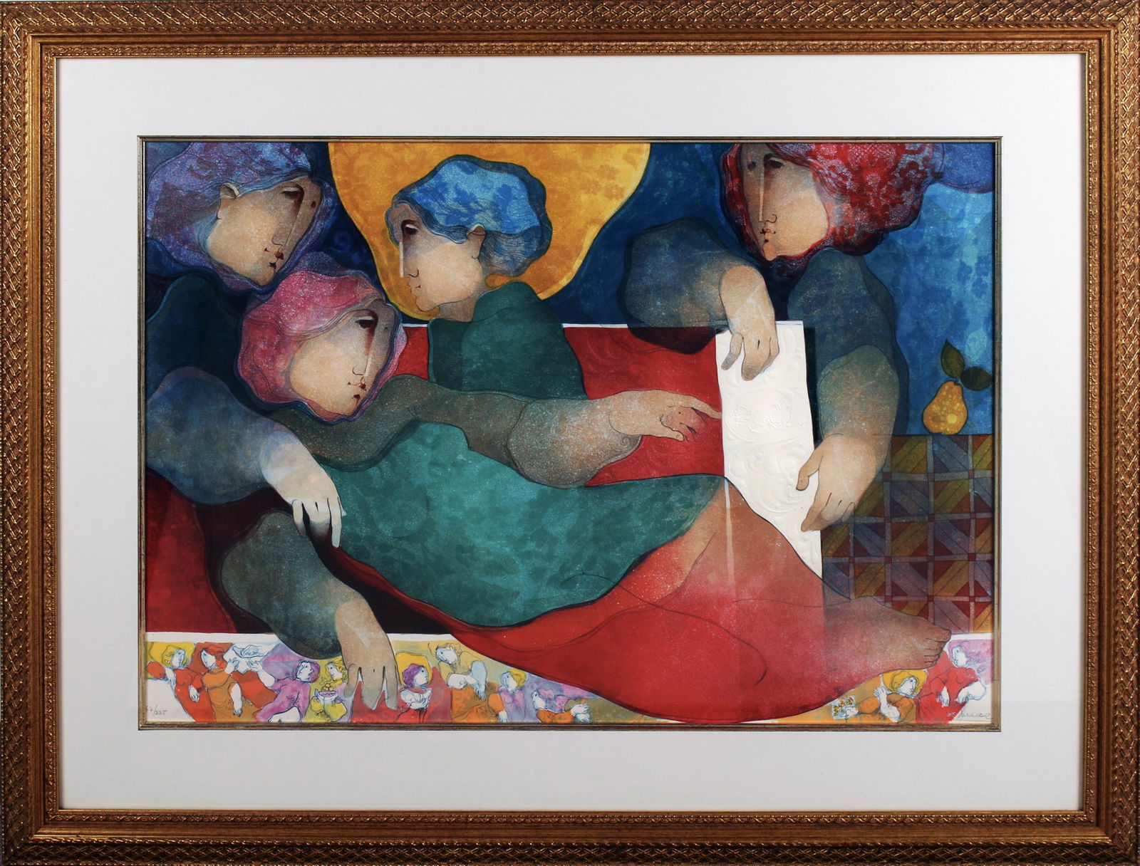 LARGE ALVAR SUNOL SIGNED & NUMBERED LITHOGRAPH (1 of 10)