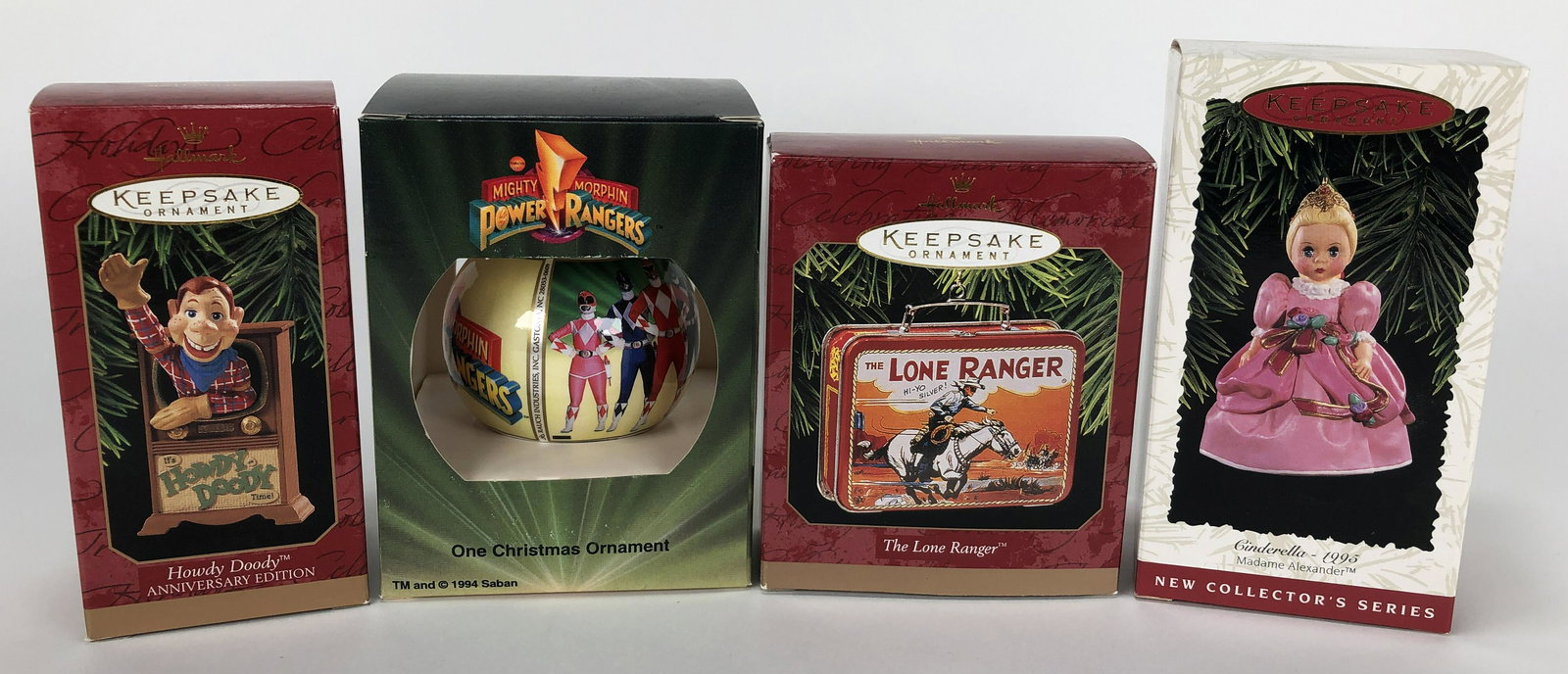 THREE HALLMARK KEEPSAKE ORNAMENTS & POWER RANGERS IN (1 of 3)