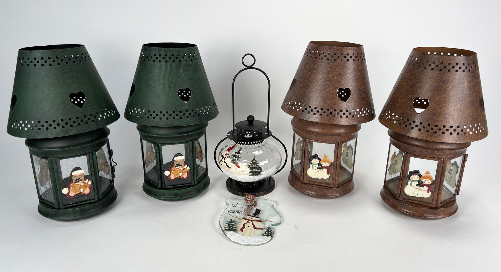 5 CHRISTMAS CANDLE LANTERNS POTPOURRI (1 of 7)