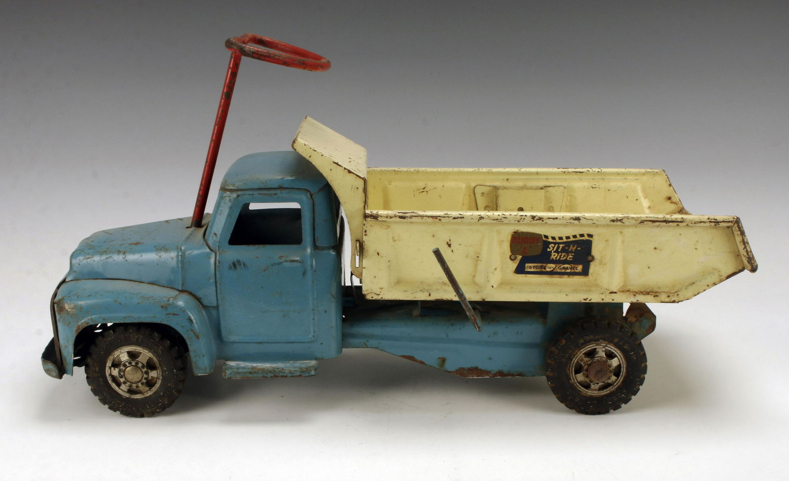 BUDDY L SIT-N-RIDE STONE & GRAVEL DUMP TRUCK (1 of 9)