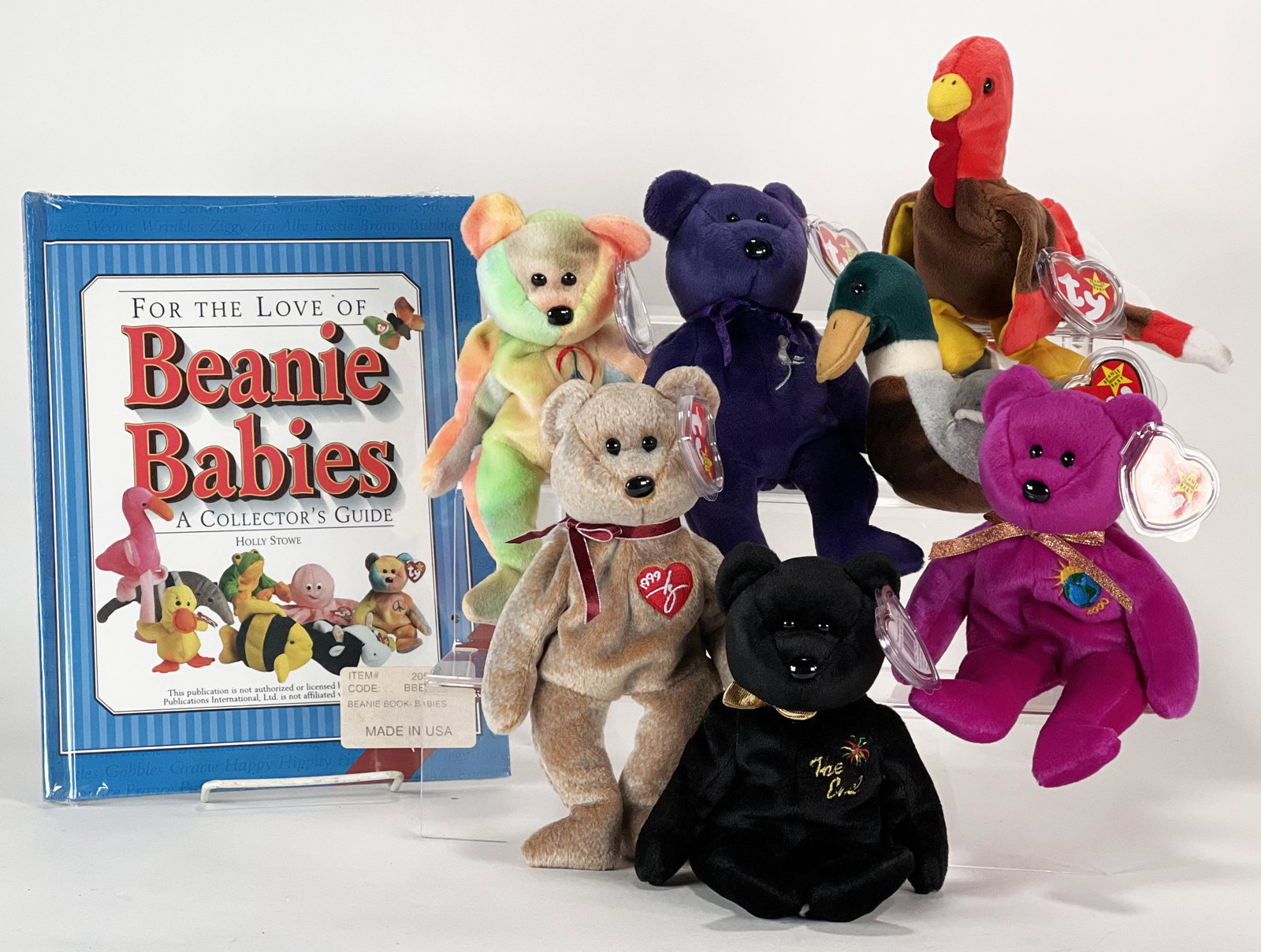 BEANIE BABIES FAMOUS RARE COLLECTIBLE LOT: BEANIE BABIES FAMOUS RARE COLLECTIBLE LOT The most famous Beanie Babies all in one place!! "Peace" the tie-dyed teddy bear, "Princess" the Princess Diana teddy bear,