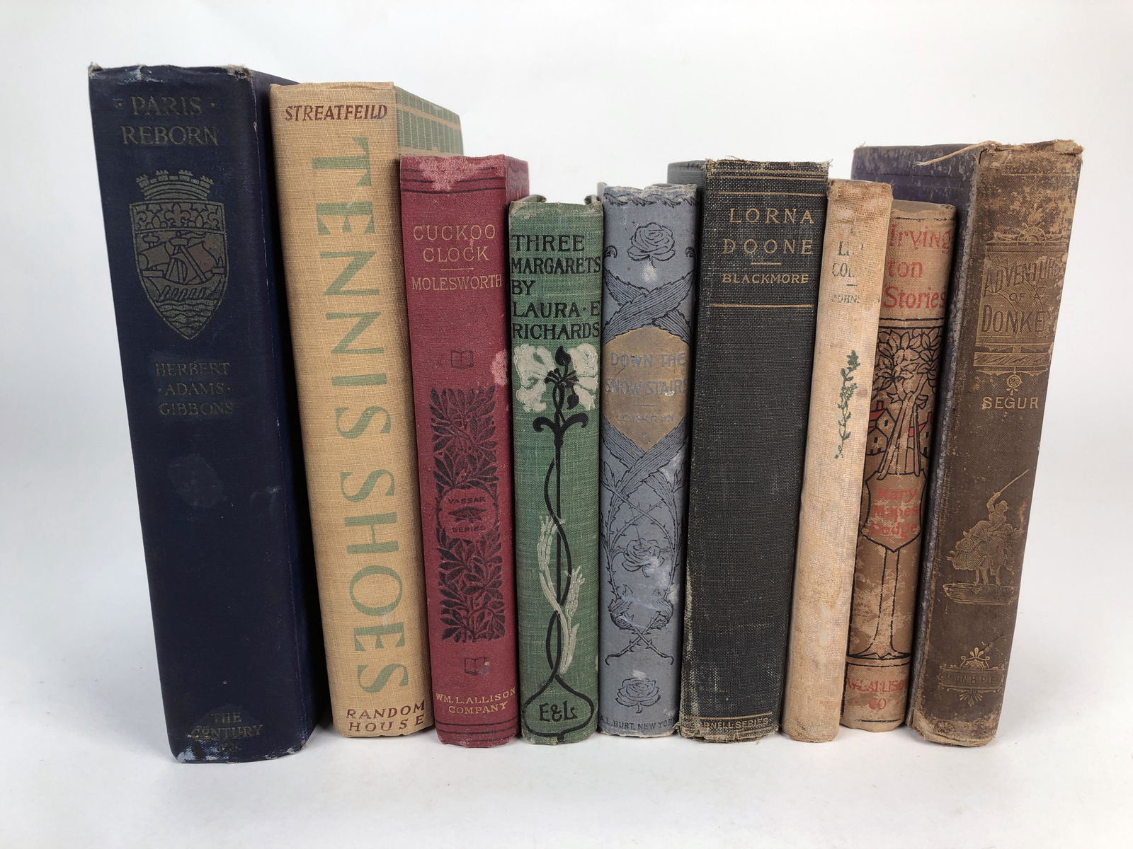 NINE VINTAGE BOOKS/CHILDREN'S BOOKS LATE 1800S/EARLY (1 of 3)