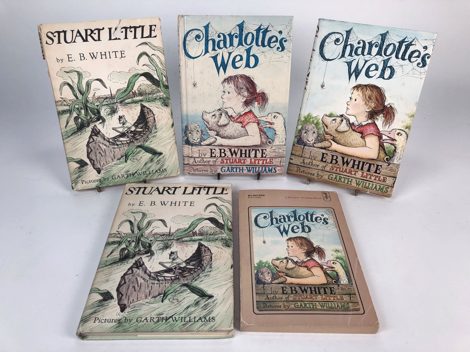 E.B. WHITE BOOKS CHARLOTTE'S WEB STUART LITTLE (1 of 5)