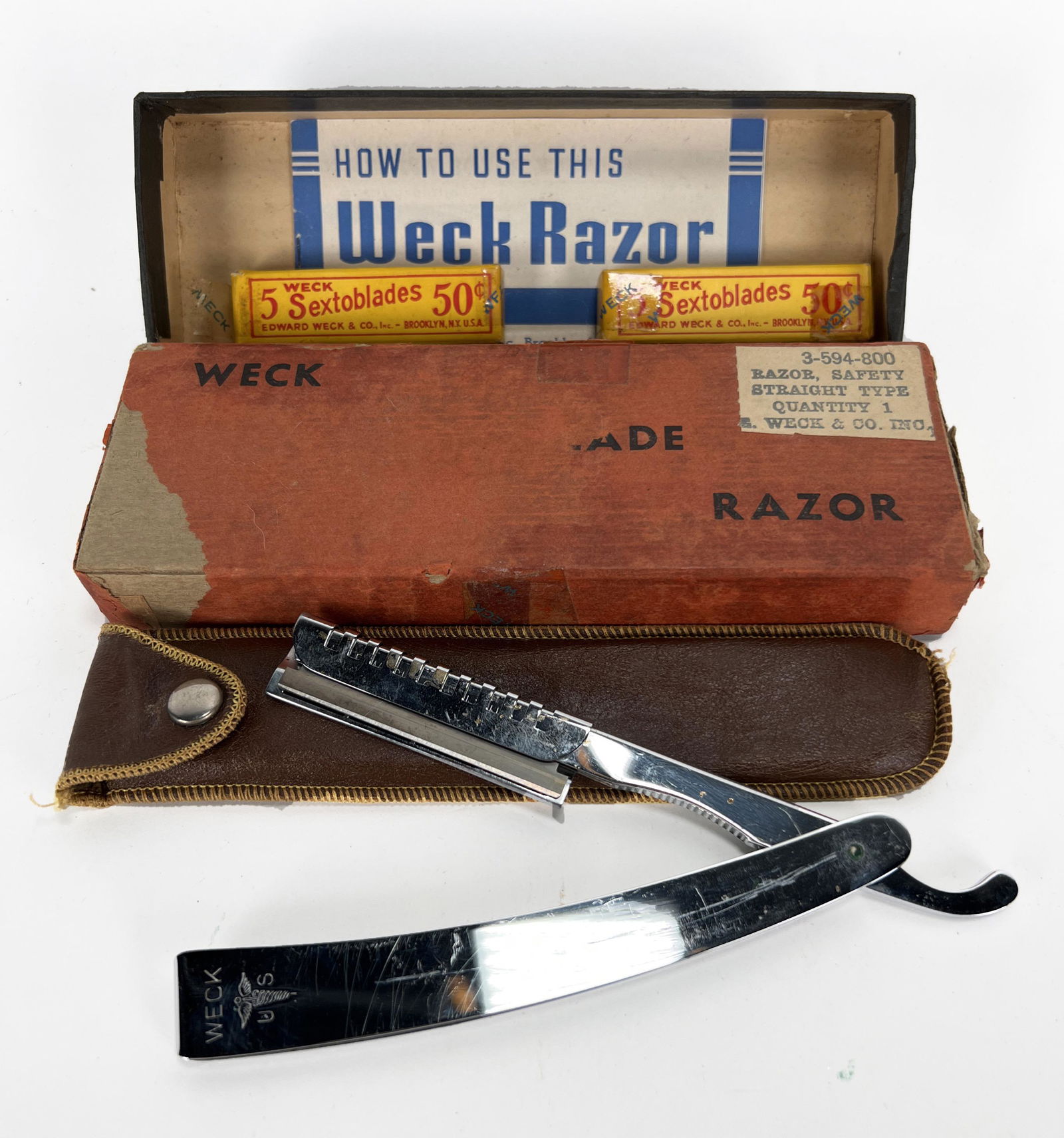 EDWARD WECK & CO. STRAIGHT RAZOR NIB (1 of 6)